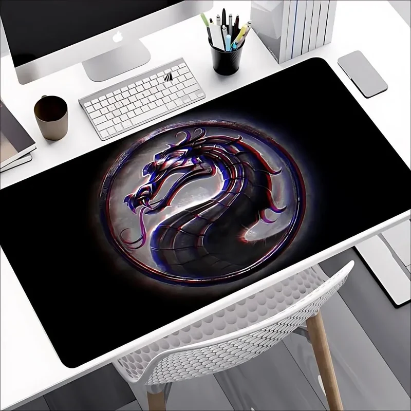 Tapis de Souris Gamer Noir Mortal Kombat Dragon