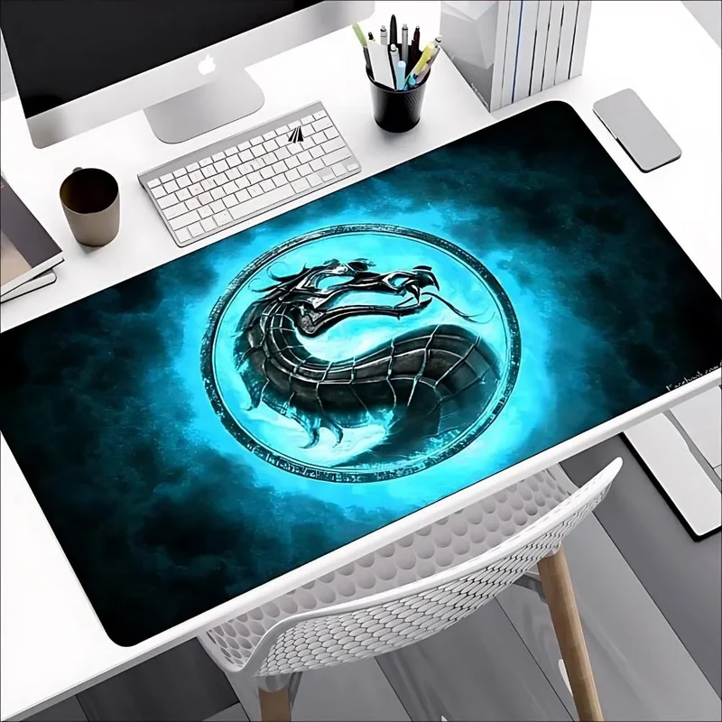 Tapis de Souris Gamer Noir Mortal Kombat Dragon