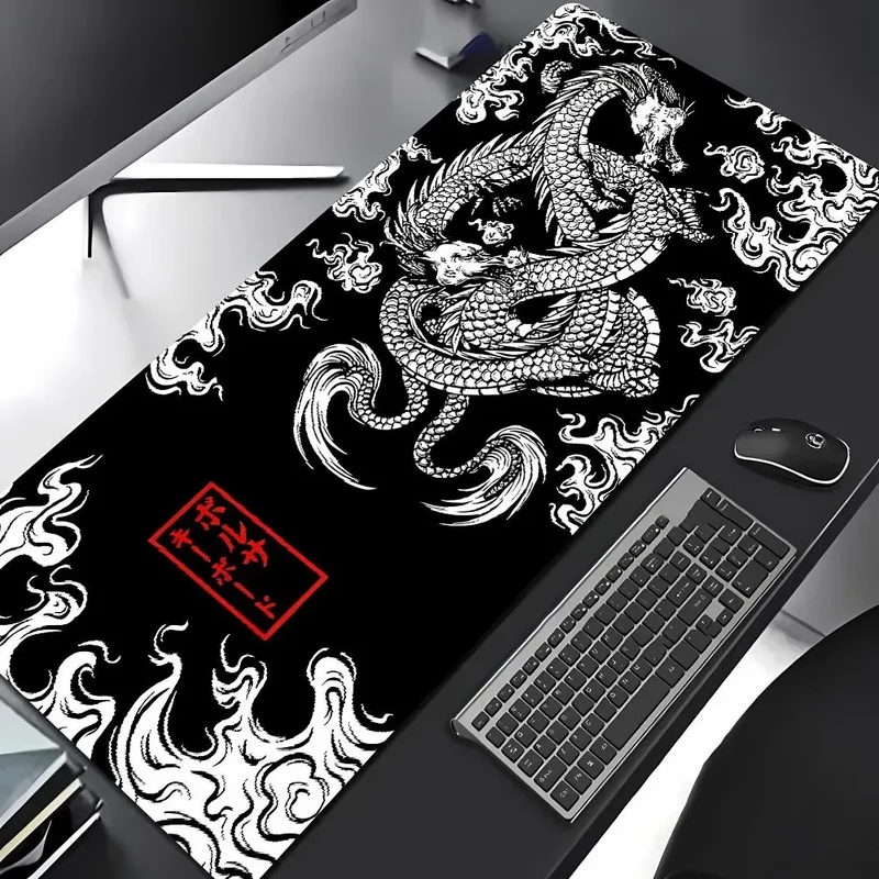 Tapis de Souris XXL Dragon Japonais - Confort et Style
