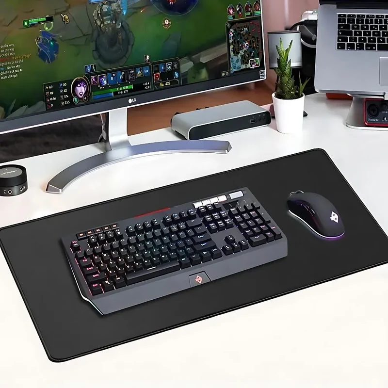 Tapis de Souris XXL Noir - Liberté et Confort