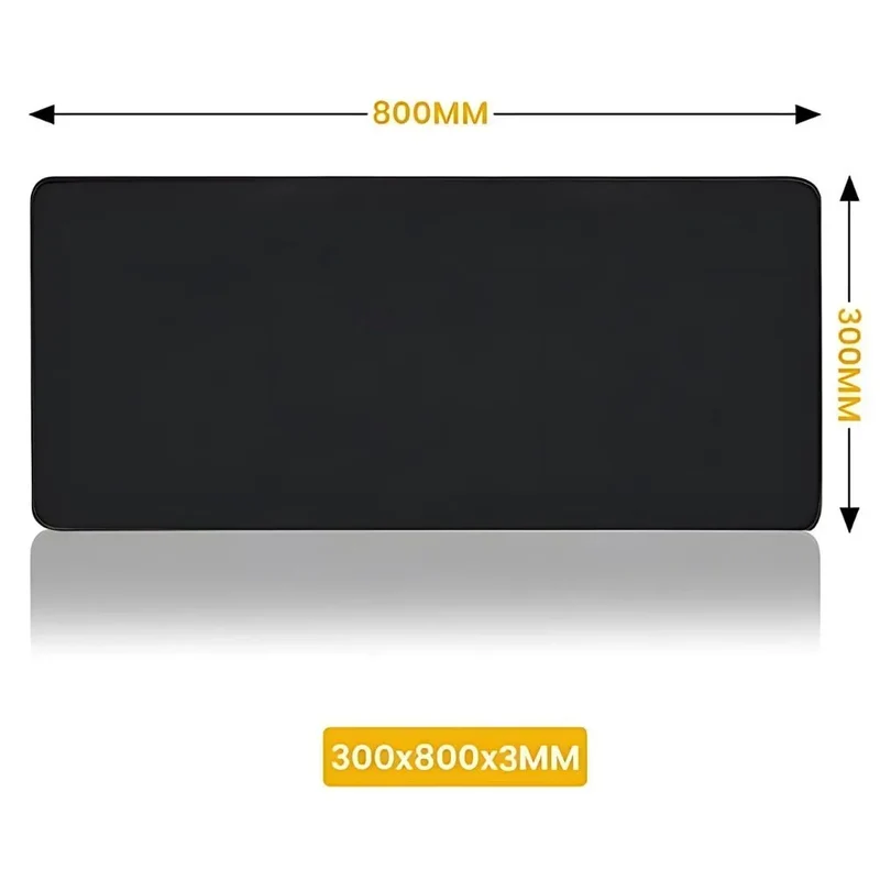 Tapis de Souris XXL Noir - Liberté et Confort