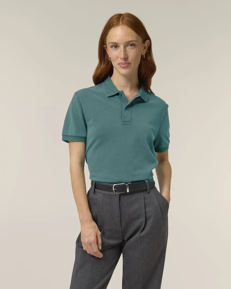 Polo coton bio Stanley/Stella Coaster Vintage à personnaliser