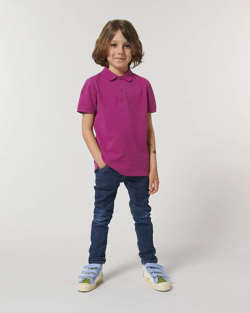 Polo enfant coton bio Stanley/Stella Mini Sprinter à personnaliser