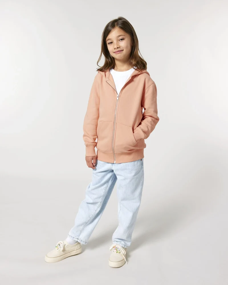 Sweat à capuche zippé enfant Stanley/Stella Mini Cultivator à personnaliser