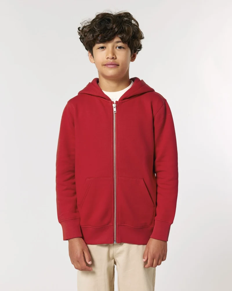 Sweat à capuche zippé enfant Stanley/Stella Mini Cultivator à personnaliser