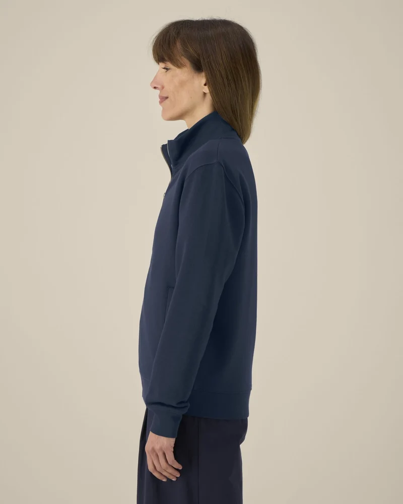 Sweat zippé coton bio Stanley/Stella Trailer 2.0 à personnaliser
