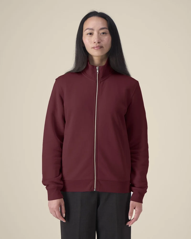 Sweat zippé coton bio Stanley/Stella Trailer 2.0 à personnaliser