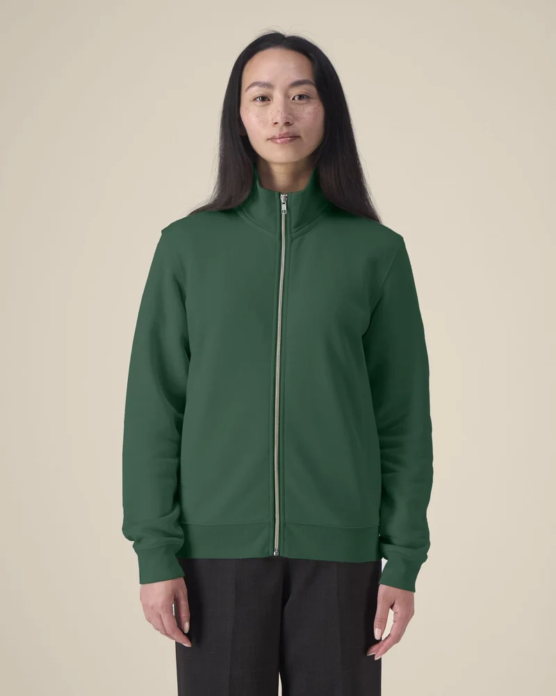 Sweat zippé coton bio Stanley/Stella Trailer 2.0 à personnaliser