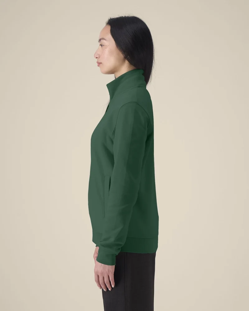Sweat zippé coton bio Stanley/Stella Trailer 2.0 à personnaliser
