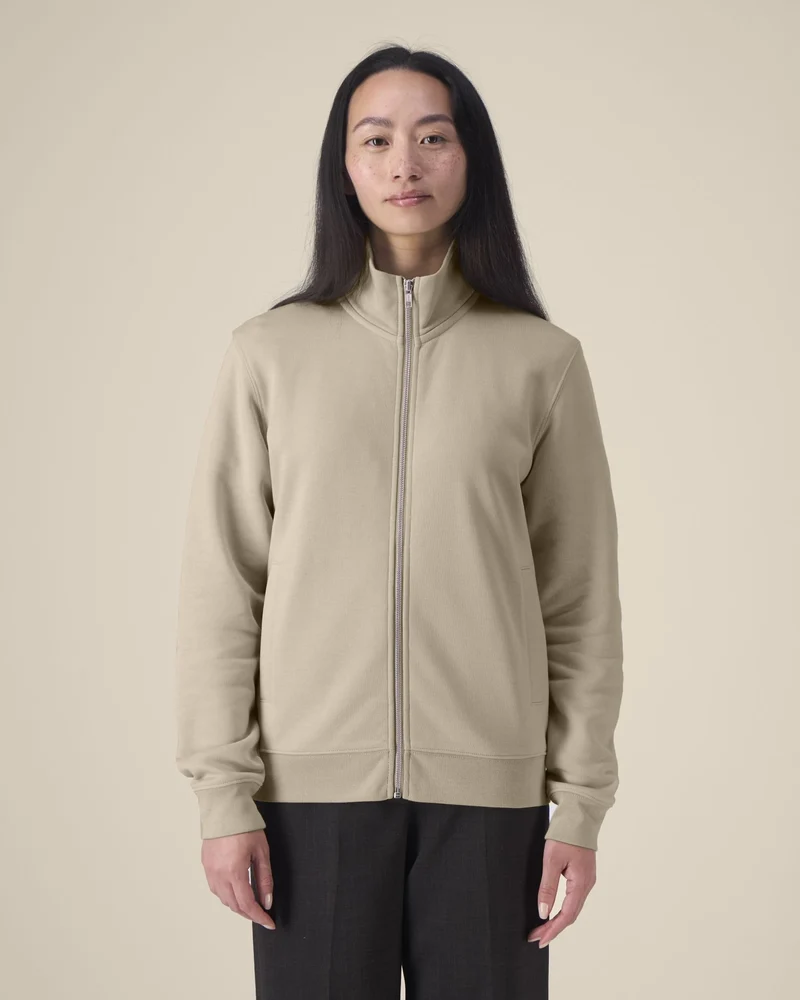 Sweat zippé coton bio Stanley/Stella Trailer 2.0 à personnaliser