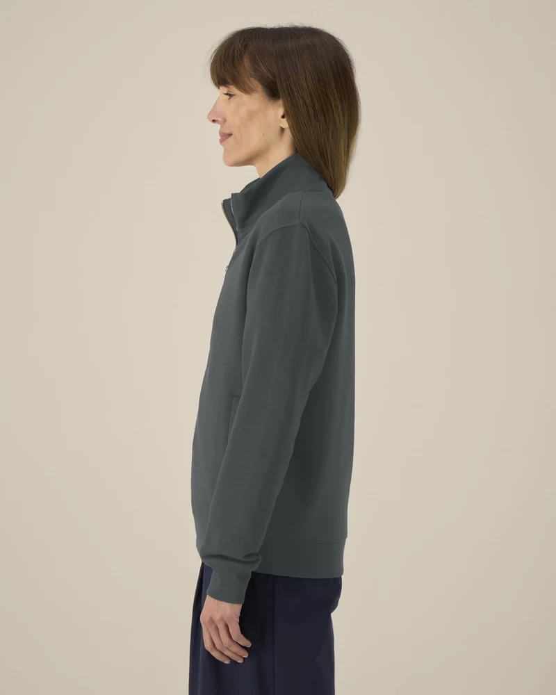 Sweat zippé coton bio Stanley/Stella Trailer 2.0 à personnaliser