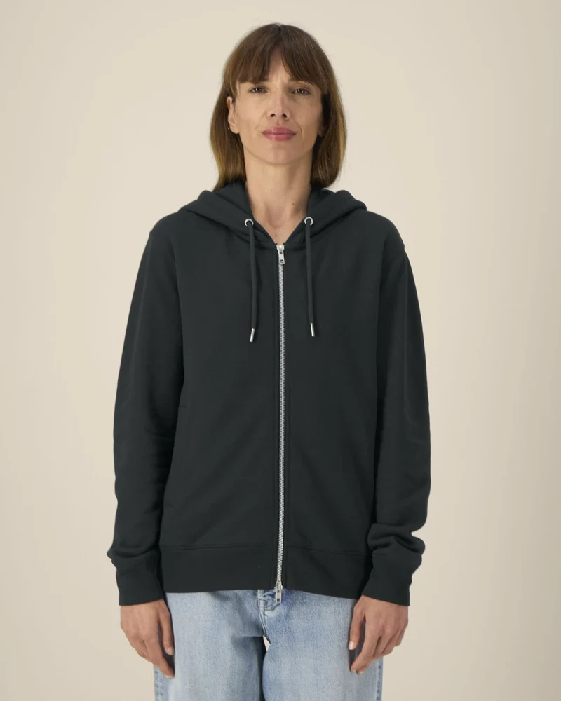 Sweat à capuche zippé coton bio Stanley/Stella Astor à personnaliser