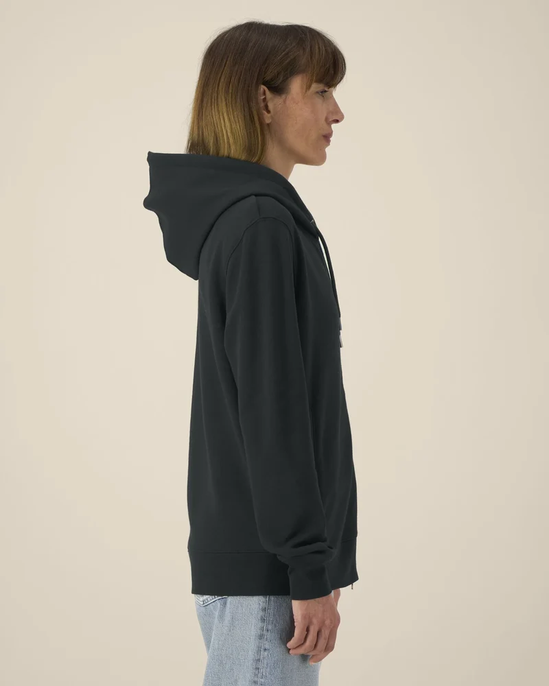 Sweat à capuche zippé coton bio Stanley/Stella Astor à personnaliser