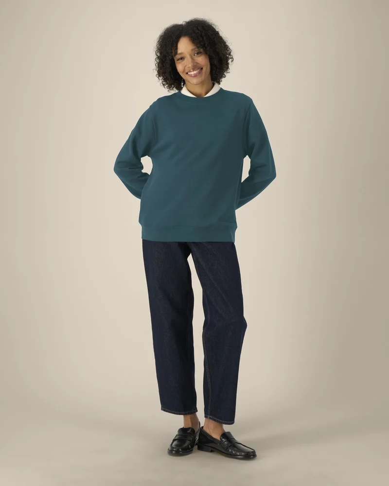 Sweat-shirt col rond coton recyclé Stanley/Stella Thinker à personnaliser