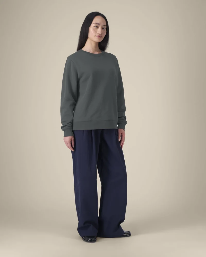 Sweat-shirt col rond coton recyclé Stanley/Stella Thinker à personnaliser