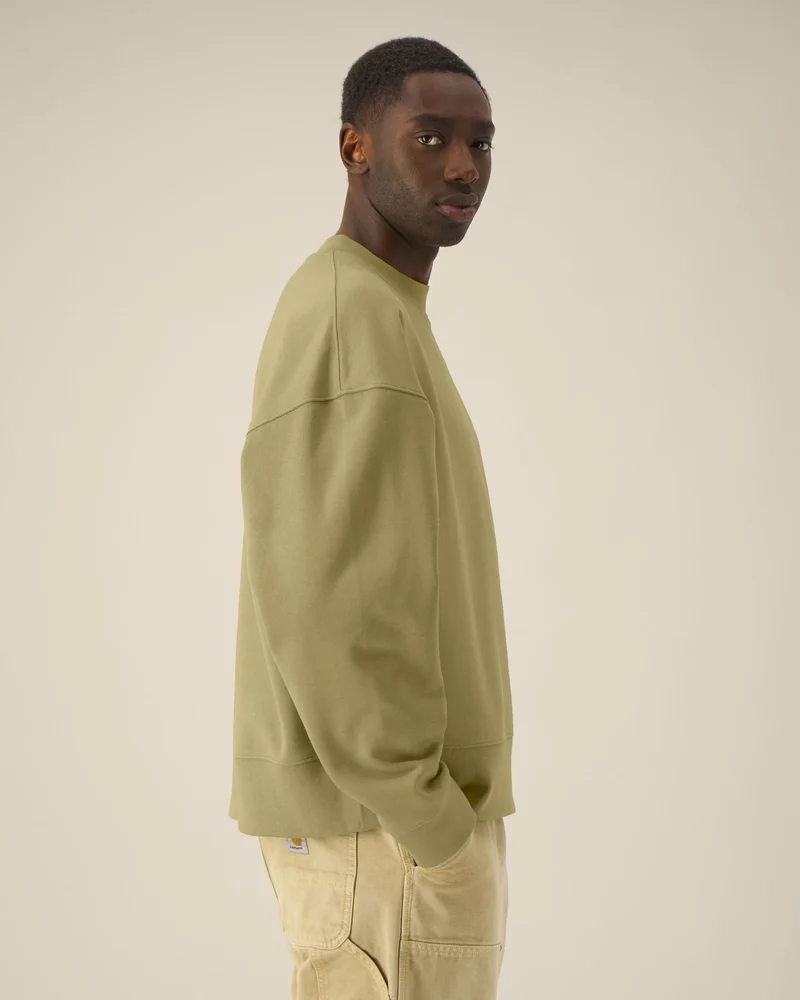 Sweat-shirt col rond coton recyclé Stanley/Stella à personnaliser