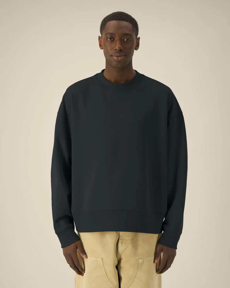 Sweat-shirt col rond coton recyclé Stanley/Stella à personnaliser