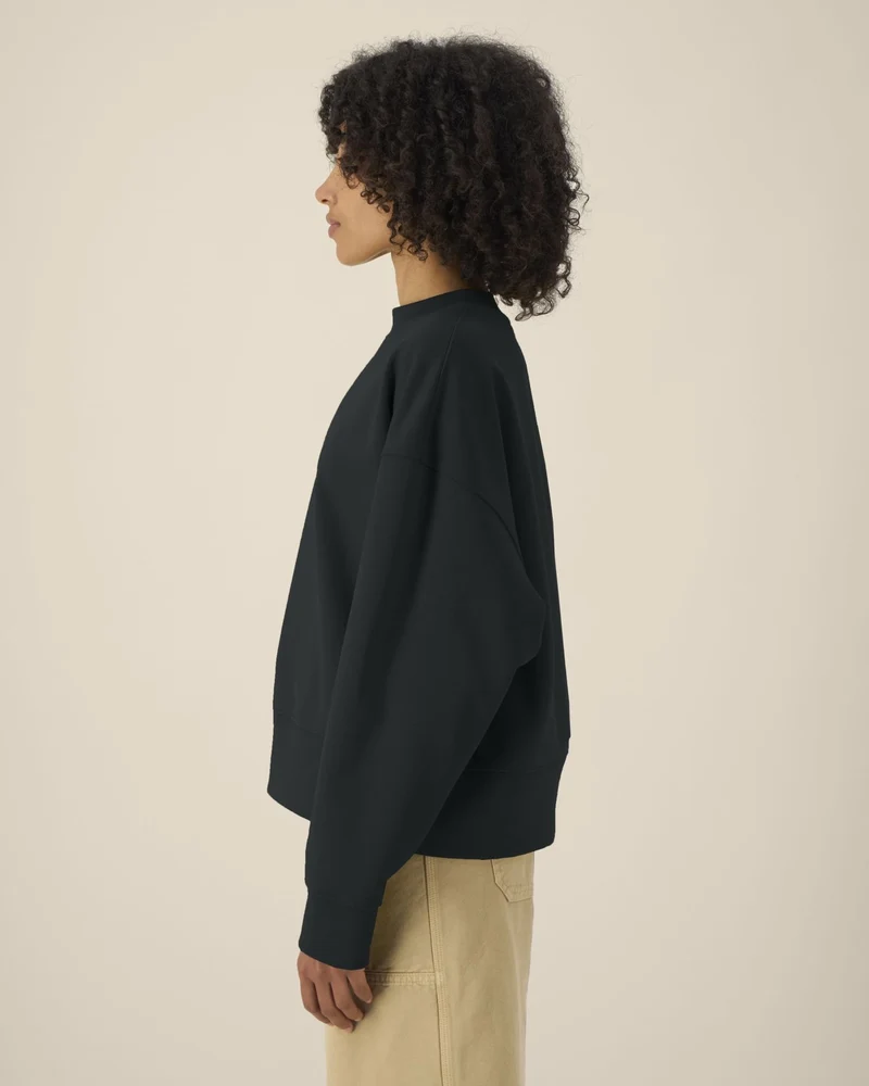 Sweat-shirt col rond coton recyclé Stanley/Stella à personnaliser