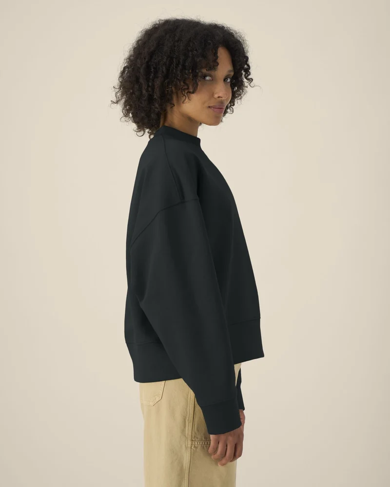 Sweat-shirt col rond coton recyclé Stanley/Stella à personnaliser