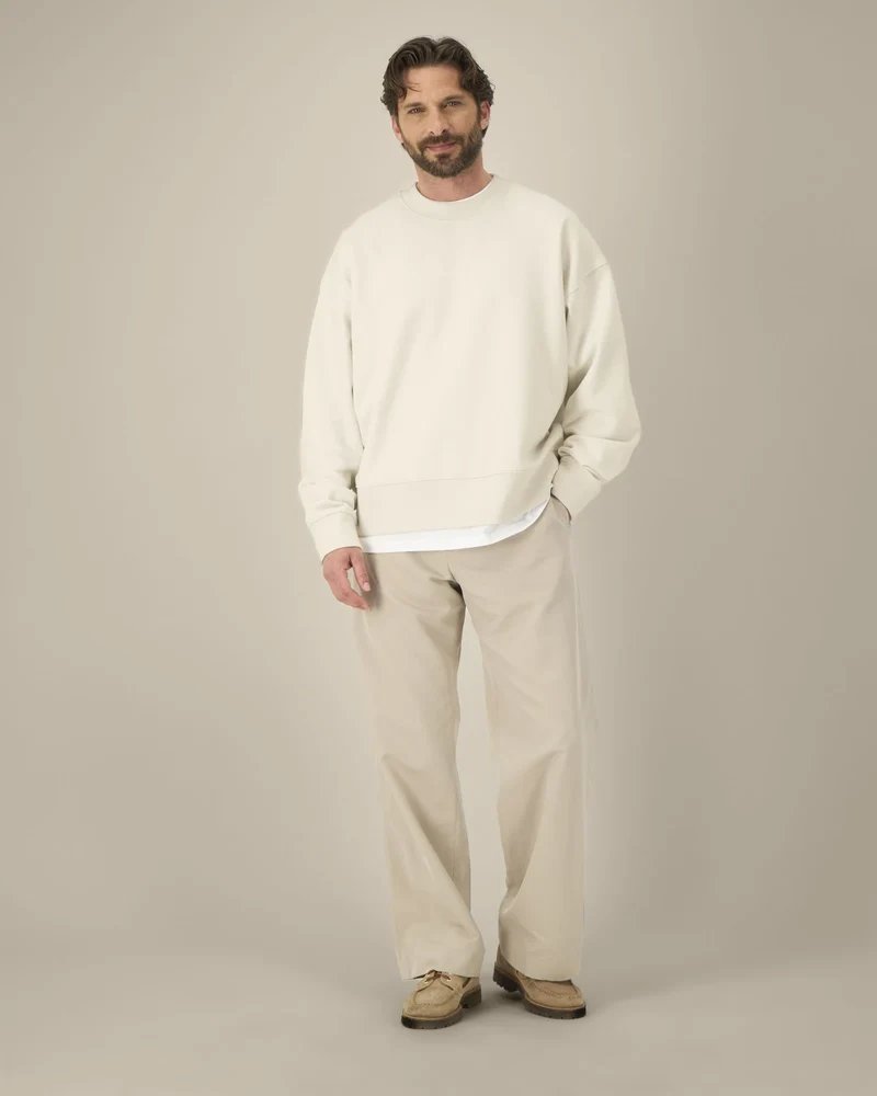 Sweat-shirt col rond coton recyclé Stanley/Stella à personnaliser