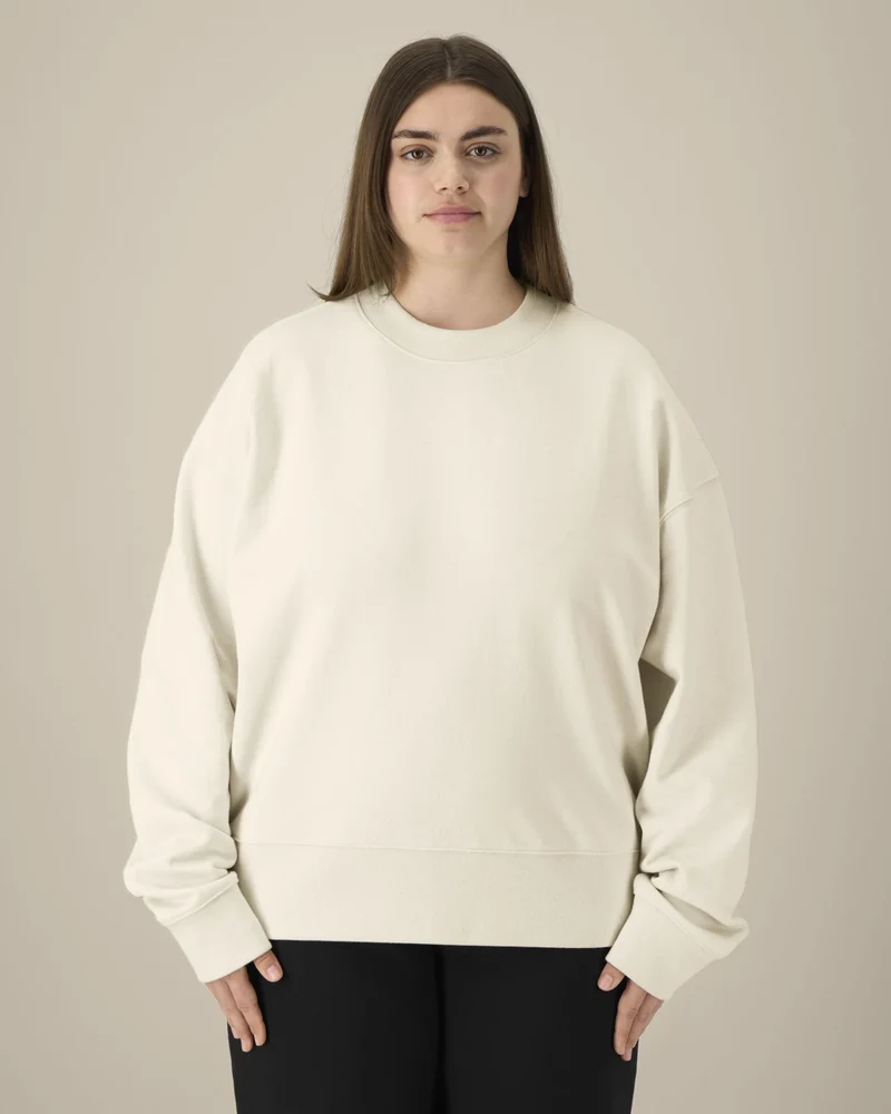 Sweat-shirt col rond coton recyclé Stanley/Stella à personnaliser