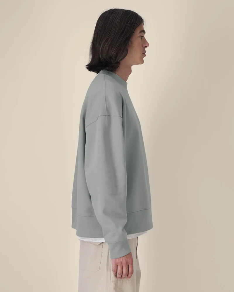 Sweat-shirt col rond coton recyclé Stanley/Stella à personnaliser