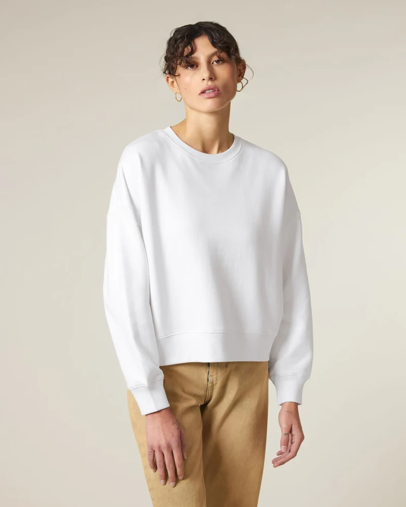 Sweat-shirt femme coton bio Stanley/Stella Alma à personnaliser
