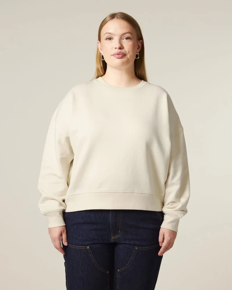 Sweat-shirt femme coton bio Stanley/Stella Alma à personnaliser