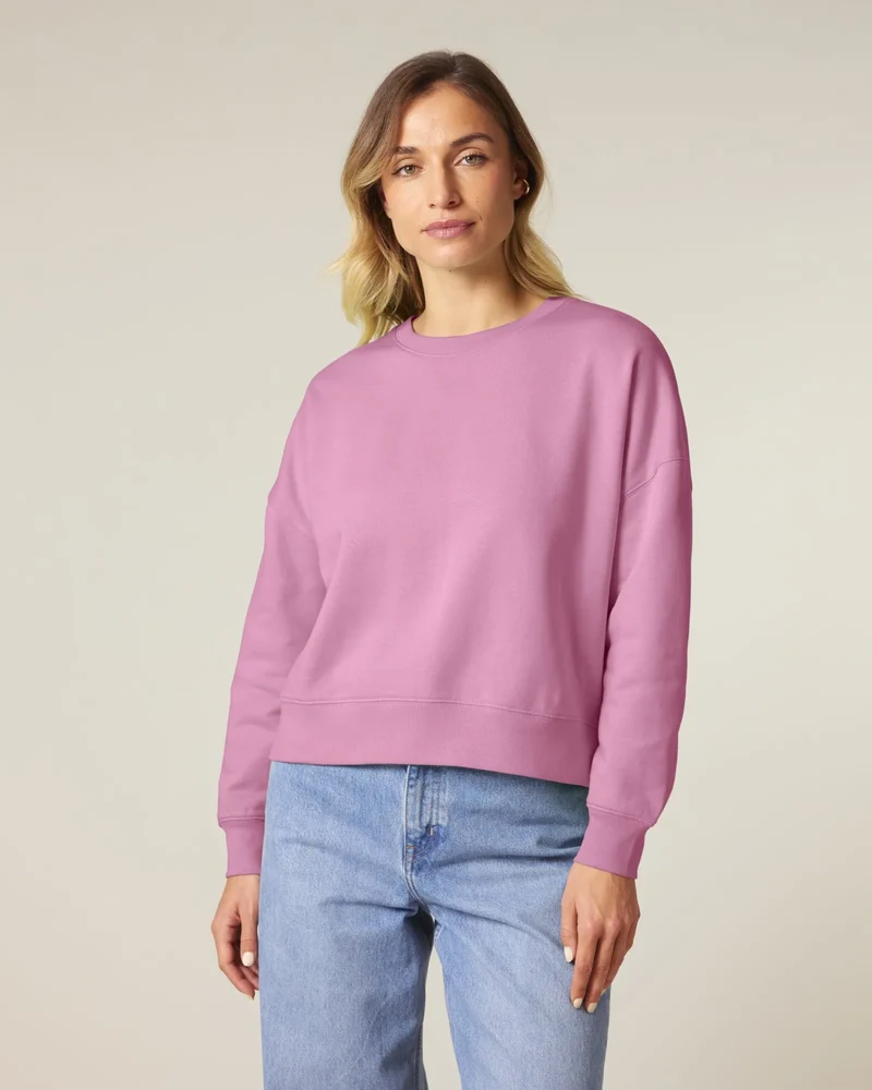 Sweat-shirt femme coton bio Stanley/Stella Alma à personnaliser