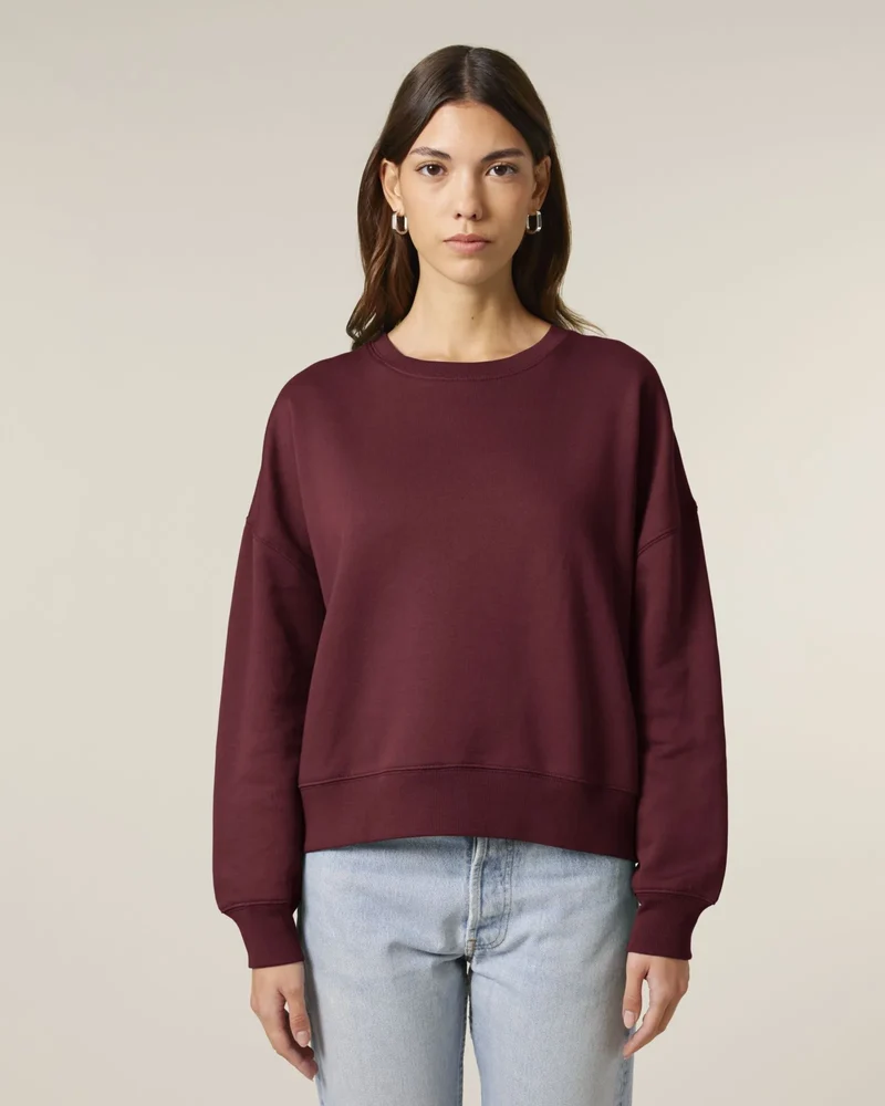 Sweat-shirt femme coton bio Stanley/Stella Alma à personnaliser