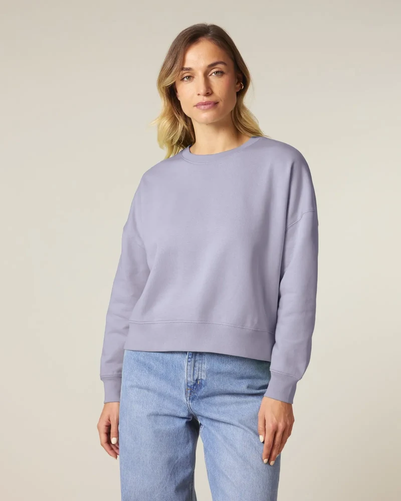 Sweat-shirt femme coton bio Stanley/Stella Alma à personnaliser