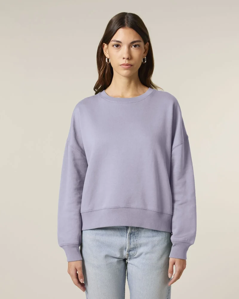 Sweat-shirt femme coton bio Stanley/Stella Alma à personnaliser