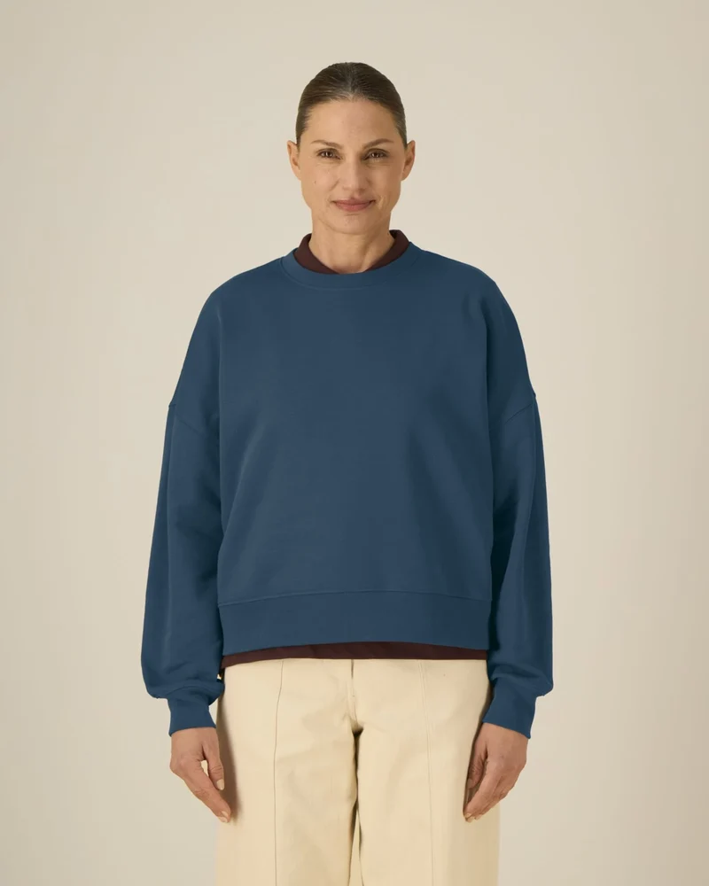 Sweat-shirt femme coton bio Stanley/Stella Alma à personnaliser