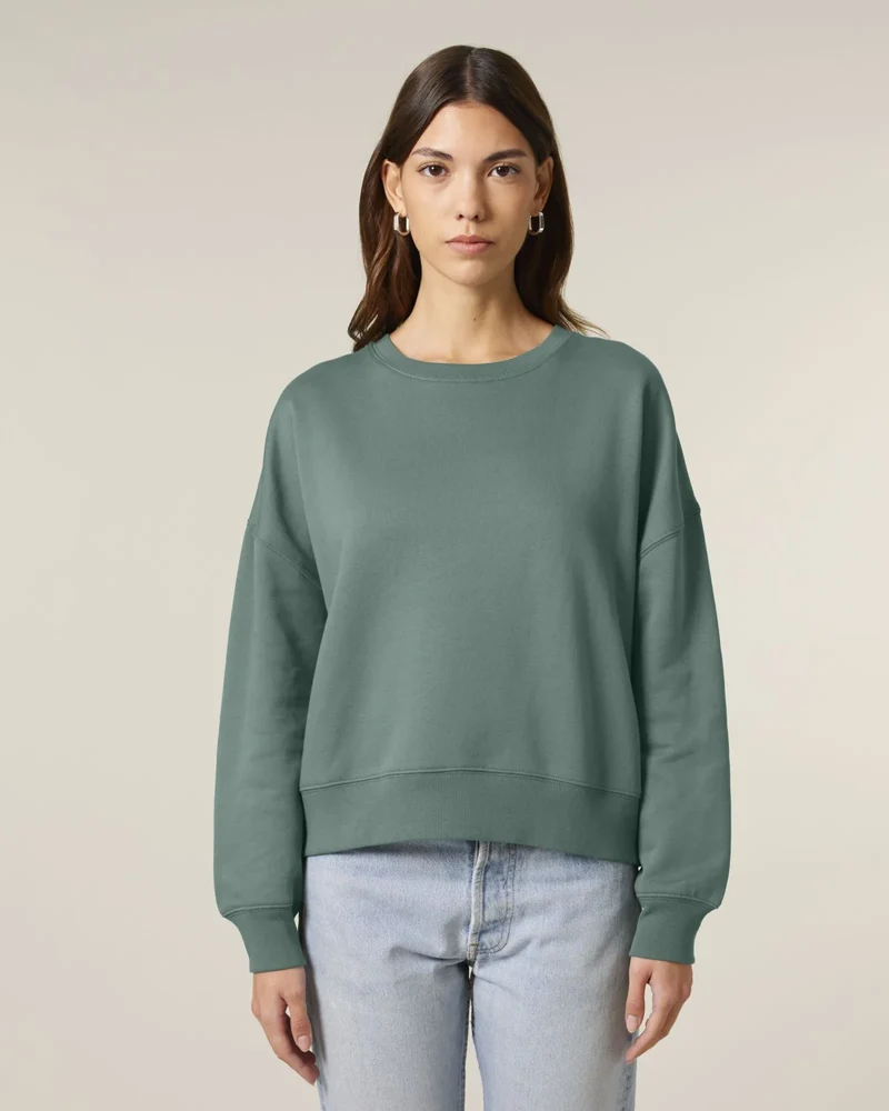 Sweat-shirt femme coton bio Stanley/Stella Alma à personnaliser