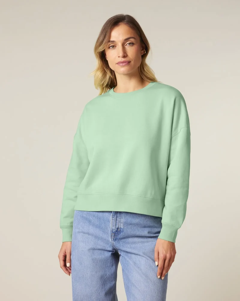 Sweat-shirt femme coton bio Stanley/Stella Alma à personnaliser