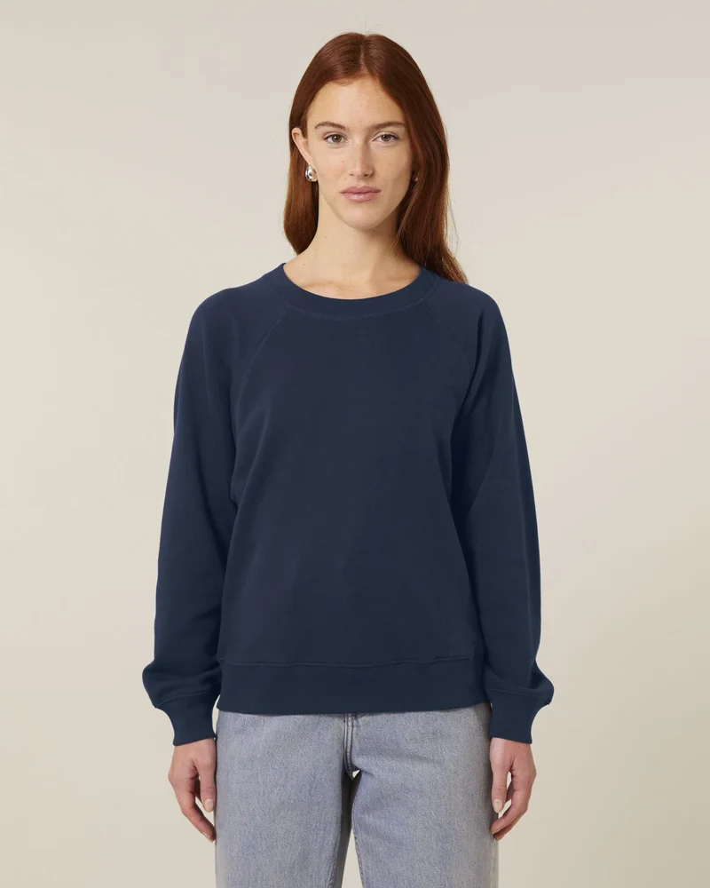 Sweat à col rond coton bio Stanley/Stella Clara à personnaliser