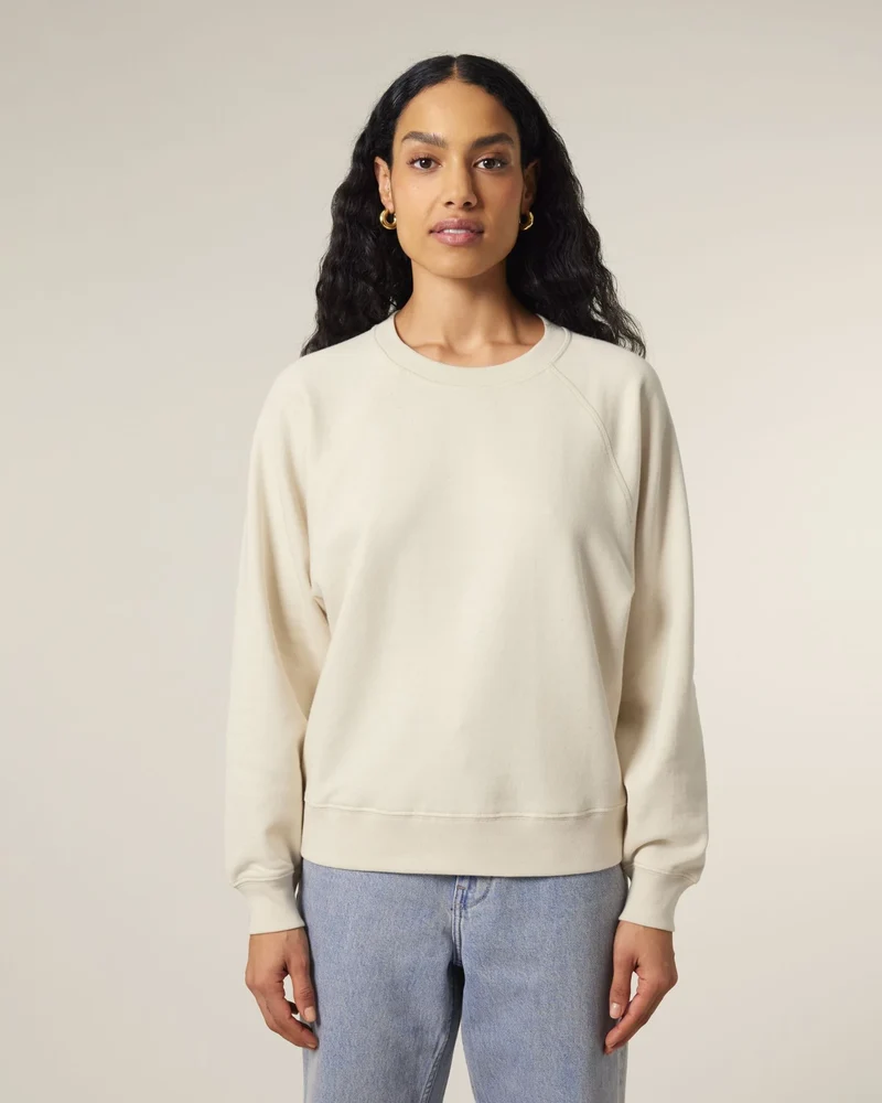 Sweat à col rond coton bio Stanley/Stella Clara à personnaliser