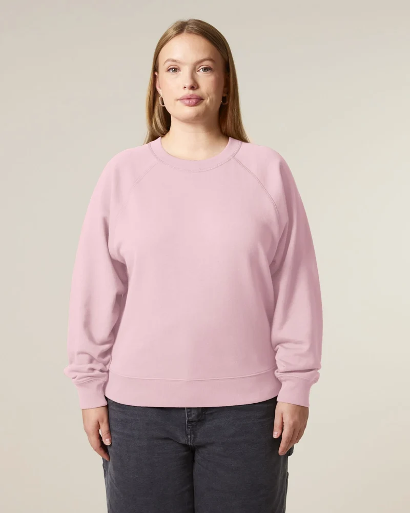 Sweat à col rond coton bio Stanley/Stella Clara à personnaliser