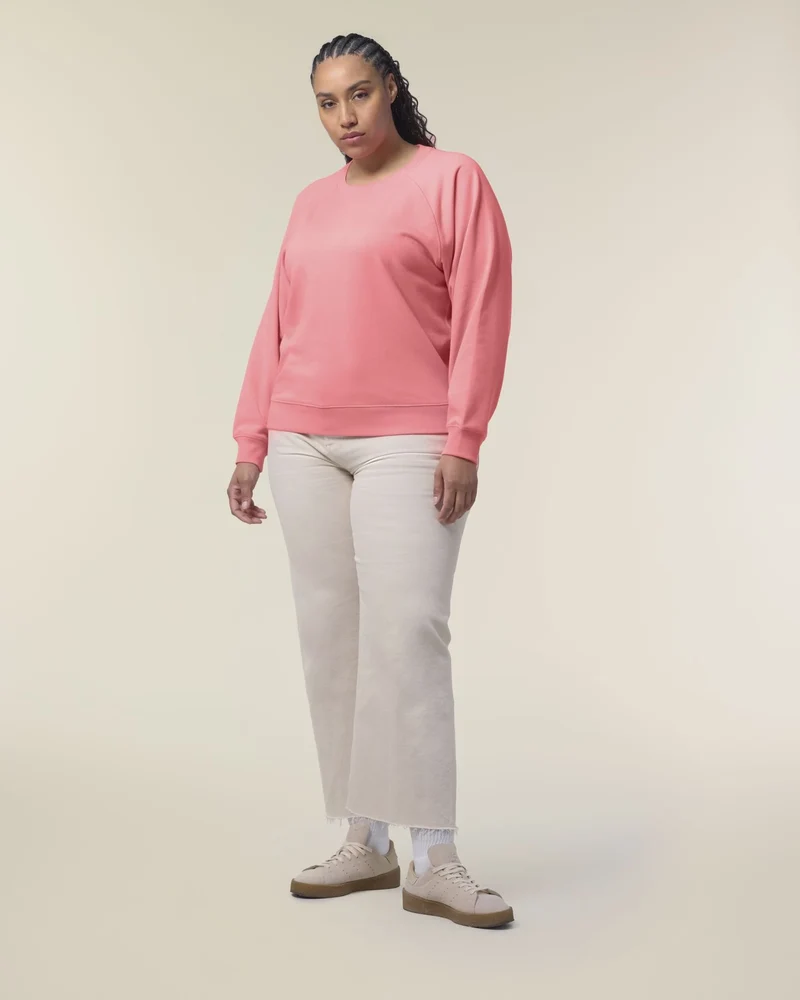 Sweat à col rond coton bio Stanley/Stella Clara à personnaliser