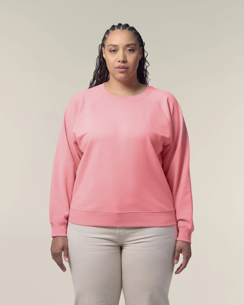 Sweat à col rond coton bio Stanley/Stella Clara à personnaliser