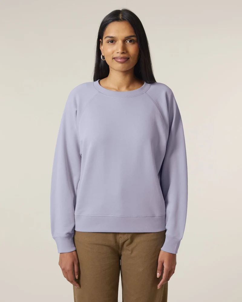 Sweat à col rond coton bio Stanley/Stella Clara à personnaliser
