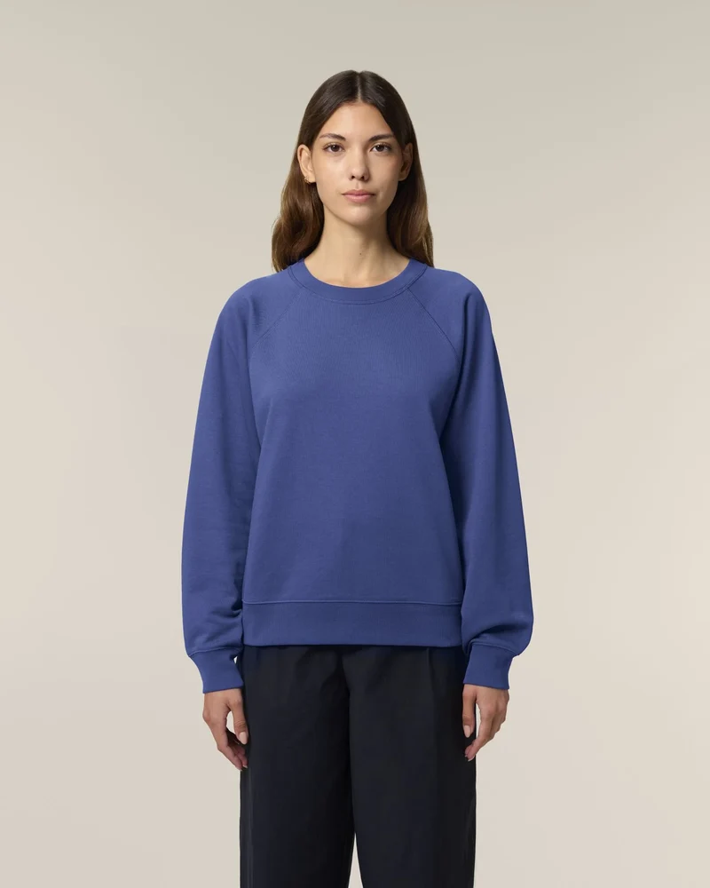 Sweat à col rond coton bio Stanley/Stella Clara à personnaliser