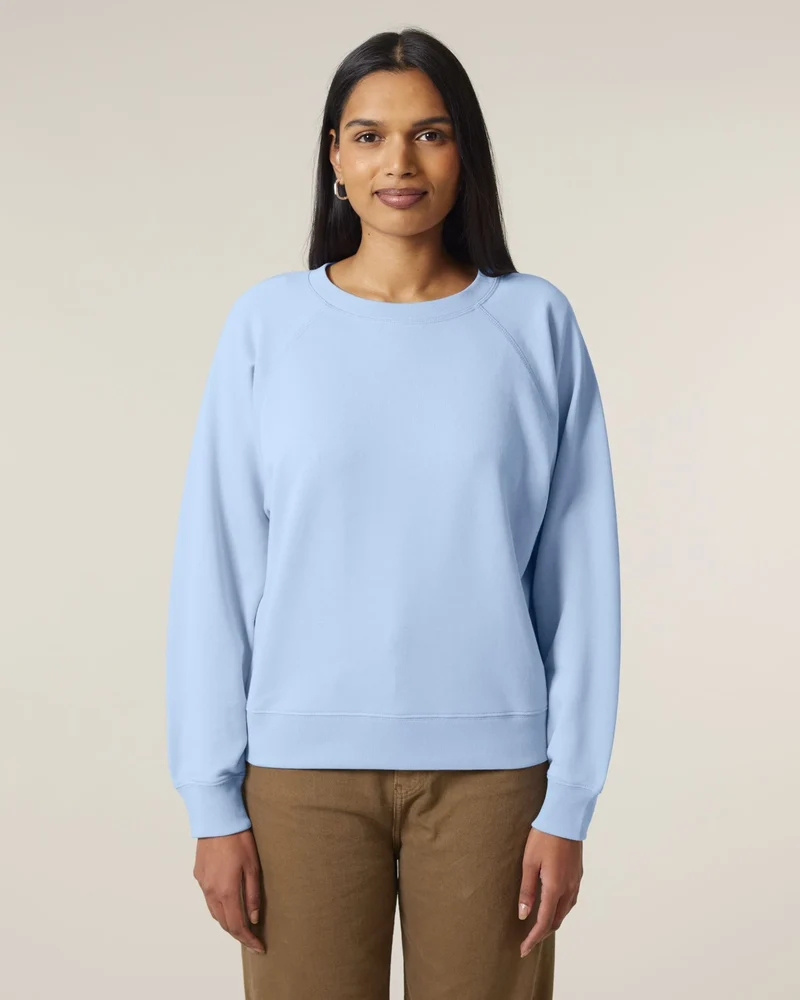 Sweat à col rond coton bio Stanley/Stella Clara à personnaliser