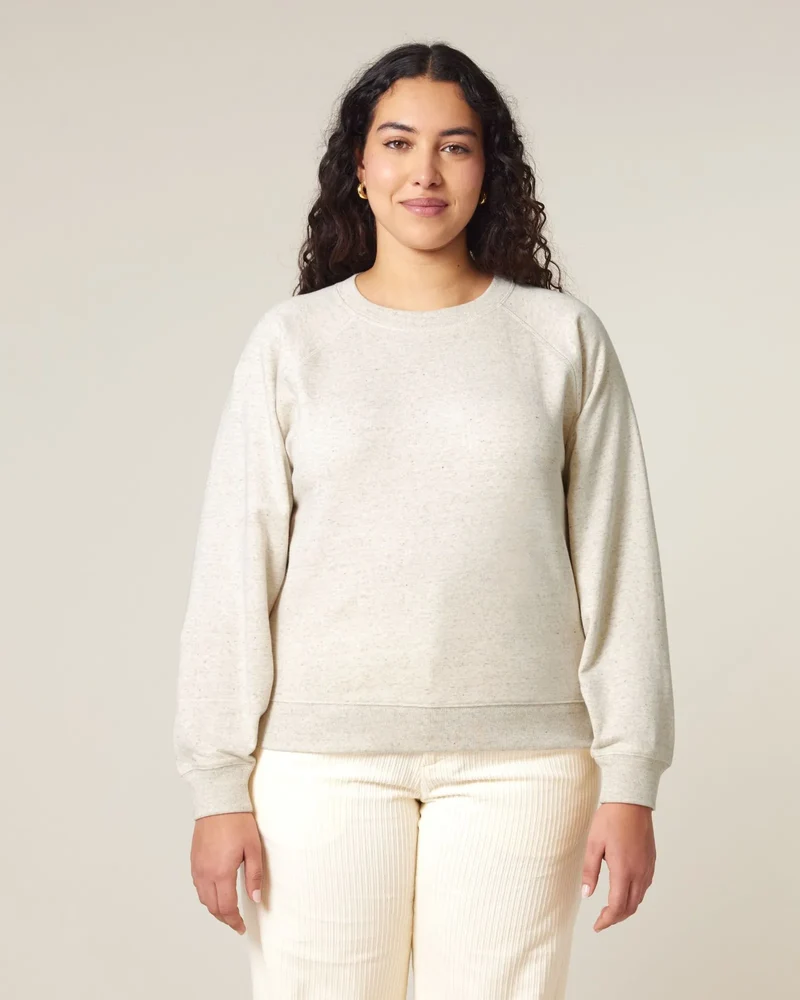 Sweat à col rond coton bio Stanley/Stella Clara à personnaliser
