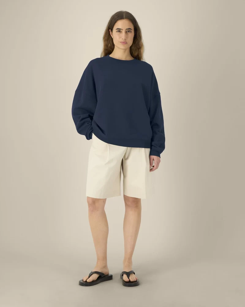 Sweat-shirt col rond coton bio Stanley/Stella Lianna à personnaliser
