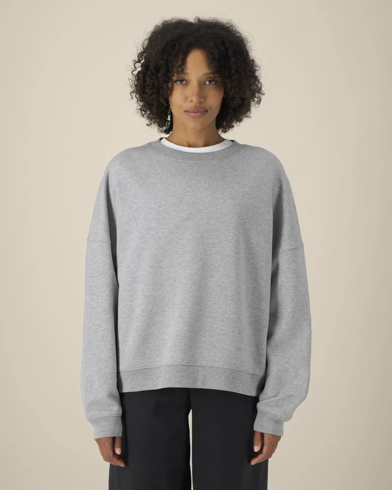 Sweat-shirt col rond coton bio Stanley/Stella Lianna à personnaliser