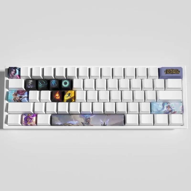 Keycaps Janna League of Legends – Profil OEM rangée par rangée