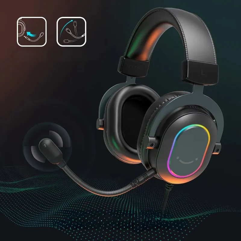 Casque Fifine H6 Gamer – Son Surround 7.1 Immersif