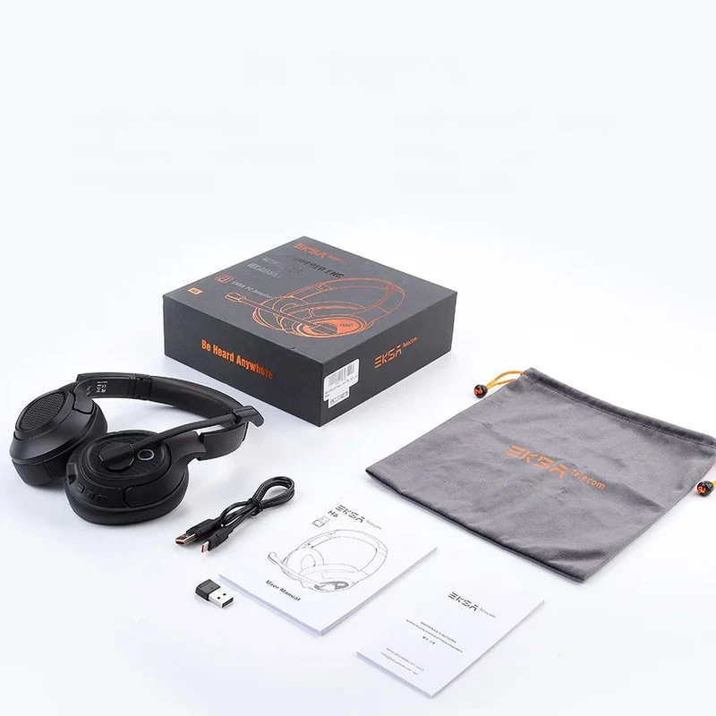 Casque Gamer Sans-Fil EKSA – Autonomie et Confort Premium