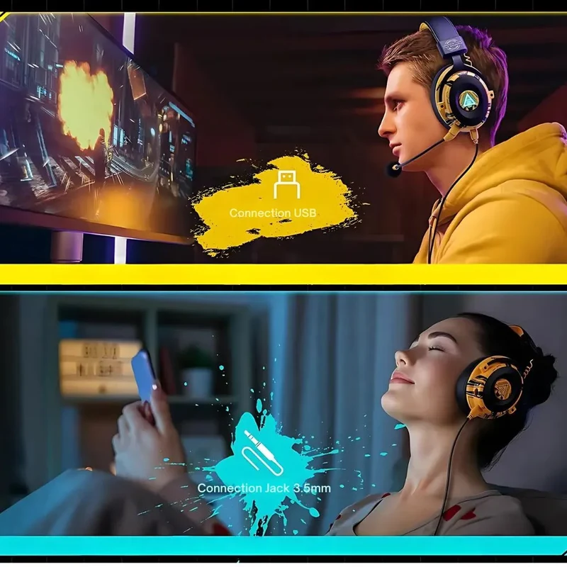 Casque Gamer EKSA E900 Pro - Confort et Son Immersif